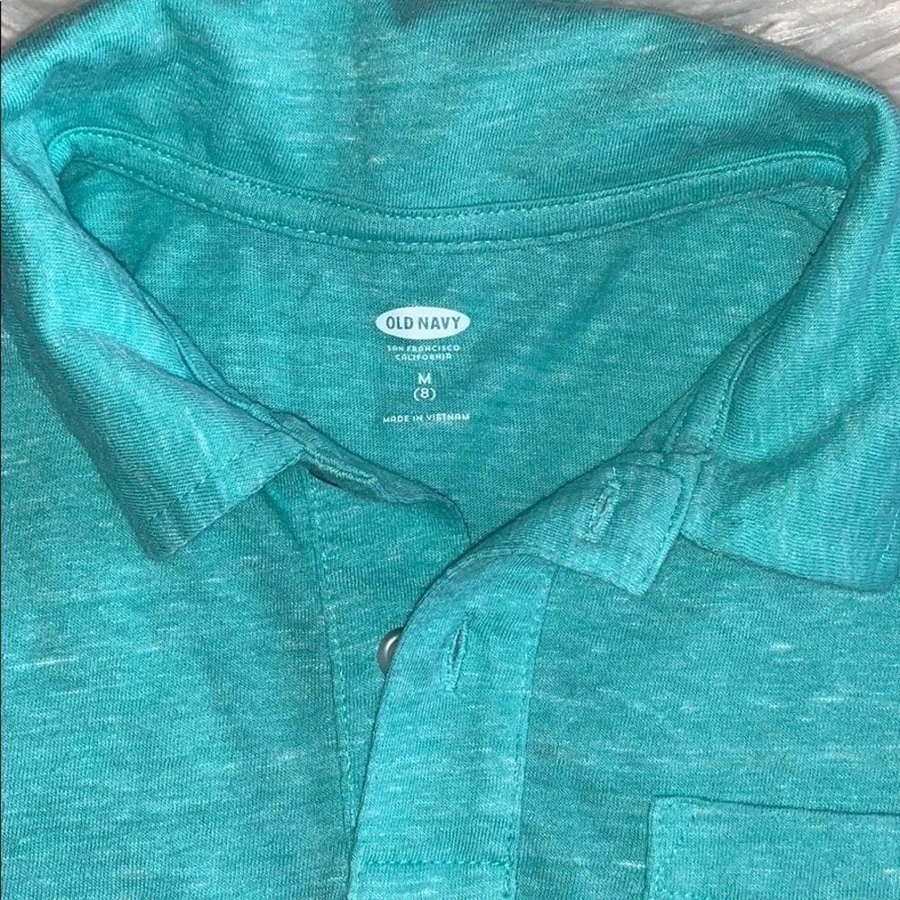 Old Navy Caribbean Blue Polo Shirt